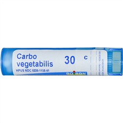 Boiron, Single Remedies, Карбо вегетабилис, 30C, прибл. 80 гранул