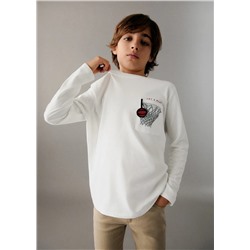 Camiseta estampada algodón -  Niño | MANGO OUTLET España