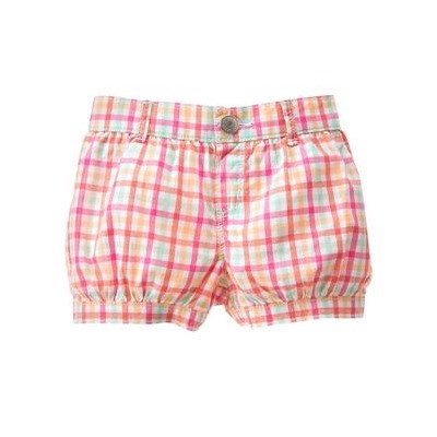 Plaid Bubble Shorts