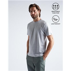 Reflector Technical T-shirt, Men, Light Grey