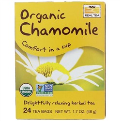 Now Foods, Organic Chamomile, 24 Tea Bags, (2 g) Each