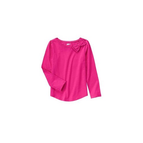 Блузка из "Закупки в США" Bow Tee, розового цвета в наличии