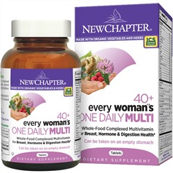 New Chapter, 40+ ежедневный комплекс мультивитиминов для женщин, 96 таблеток