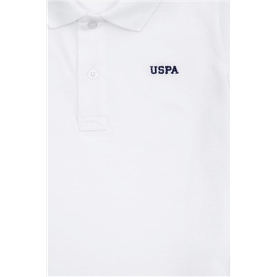 Erkek Çocuk Beyaz Basic Polo Yaka Tişört