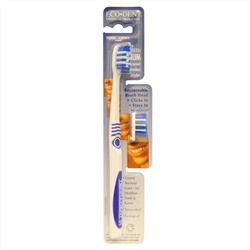 Eco-Dent, Terradent Med5 зубная щетка для взрослых средней жесткости, 1 зубная щетка, 1 запасная насадка