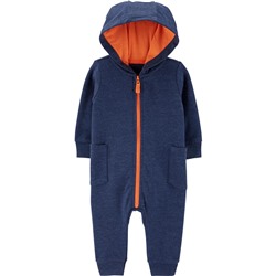 Carter's | Baby Hooded Zip-Up Jumpsuit