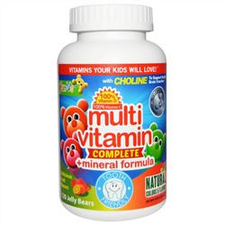 Yum-V's, Формула мультивитамины + минералы, Вкус восхитительных фруктов, 120 жевательных мишек