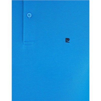Kobalt Mavi Slim Fit  Polo Yaka Basic Tişört