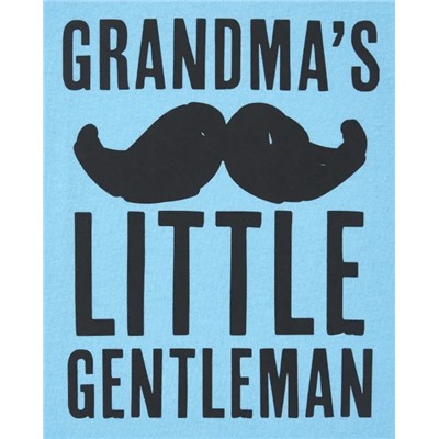 Baby And Toddler Boys Grandma's Gentleman Graphic Tee