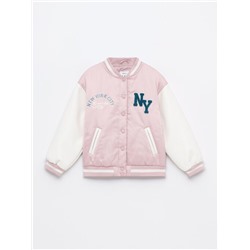 QUILTED BOMBER JACKET WITH PATCHES