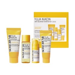 SOME BY MI YUJA NIACIN ANTI BLEMISH STARTER KIT - EDITION Набор: очищающее средство, тонер, сыворотка, крем 30мл+30мл+10мл+20г