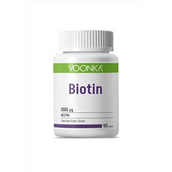Voonka Biotin 2500 Mg 90 Tablet 7049