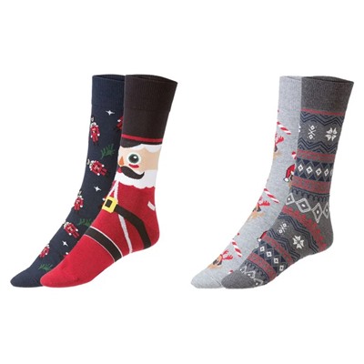 LIVERGY® Herren Weihnachts-Socken