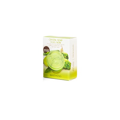 Мягкое органическое мыло с нони и оливковым маслом Crystal Soap от Maithong 70 гр / Maithong Noni Olive Crystal Soap  70 g