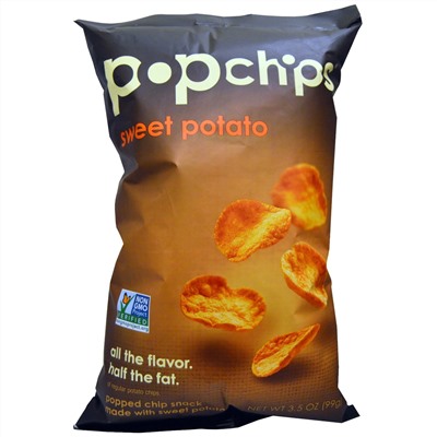 Popchips, Чипсы из сладкого картофеля, 3,5 унции (99 г)