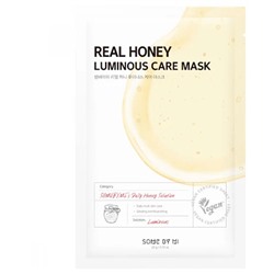 SOME BY MI REAL HONEY LUMINOUS CARE MASK Тканевая маска для лица с мёдом 20г