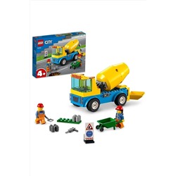 LEGO ® City Beton Mikseri 60325 Yapım Seti (85 Parça) RS-L-60325