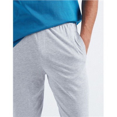 Pyjamas Trousers, Men, Light Grey