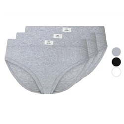 esmara® Damen Slips, 3 Stück, in modischer Ripp-Qualität