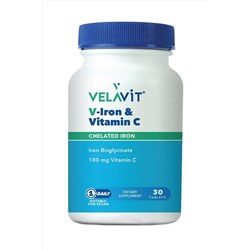 Velavit V-ıron & Vitamin C Demir Ve C Vitamini Içeren Takviye Edici Gıda 8682368909205