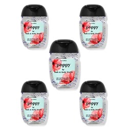 POPPY PocketBac Hand Sanitizers, 5-Pack