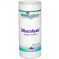 Nutricology, Пищевая добавка «Муколиксир», 12 мл (0,4 жидких унции)