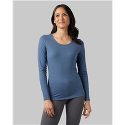 WOMEN'S SOFT RIB SCOOP TOP