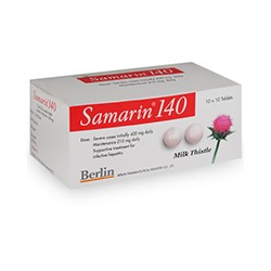 Препарат-гепатопротектор Samarin 100 таблеток / Berlin Samarin 140 mg 100 tabs