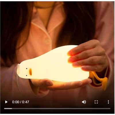 Веселая плоская утка, вращающаяся утка, силиконовый ночник, креативный силиконовый светодиодный ночник, зарядка, забавный держатель для телефона