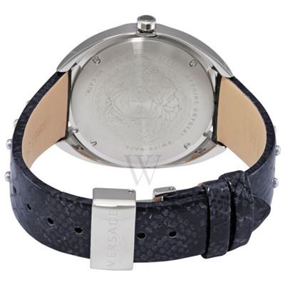 VEBM00118 Women's Shadov (Elaphe) Leather Silver / Silver Dial Watch