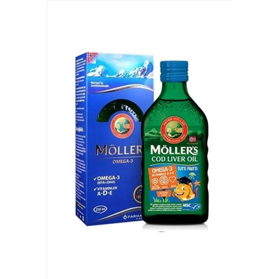 Mollers Tutti Frutti Omega 3 Balık Yağı 250 ml 7070866013288