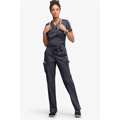 Butter-Soft STRETCH Women’s 10-Pocket Mid Rise Straight Leg Scrub Pant