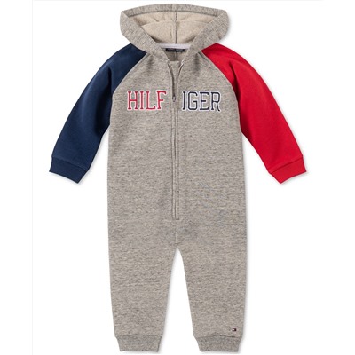 Tommy Hilfiger Baby Boys Hooded Coverall