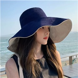 женская летняя шляпа с большими карнизами, солнцезащитный козырек от ультрафиолета