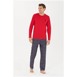 Erkek Kırmızı Pijama Takımı