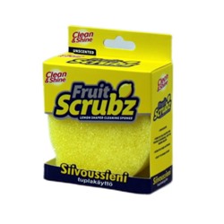 Салфетки для чистки  Siivoussieni Fruit Scrubz, keltainen