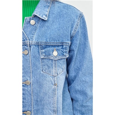 Куртка джинс F312-1237 middle blue