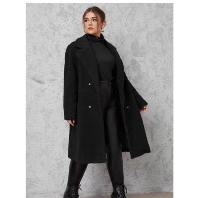 ☄️Женское шерстяное пальто PLUS SIZE, широкий размерный ряд, все размеры в наличии Экспорт ☄️