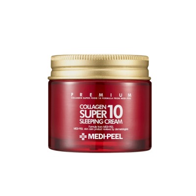 Collagen Super 10 Sleeping Cream, Омолаживающий ночной крем с коллагеном