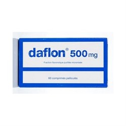 DAFLON дафлон 500 mg при варикозе и геморрое 60 шт (аналог Детралекс)