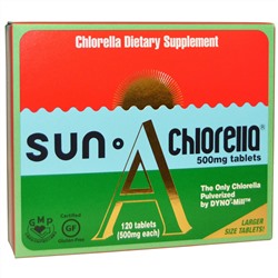 Sun Chlorella, Sun Chlorella A, 500 мг, 120 таблеток