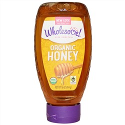 Wholesome Sweeteners, Inc., Справедливая торговля органический мёд, 16 унций (454 г)