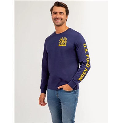 11C085-0400A  U.S. POLO ASSN. GRAPHIC LONG SLEEVE T-SHIRT