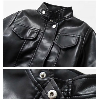 Красивые кожаные куртки в мотоциклетном 🏍️ стиле с карманами и воротником- стойкой ✔️ текстура мягкая и нежная✔️ экспортная фабрика✔️