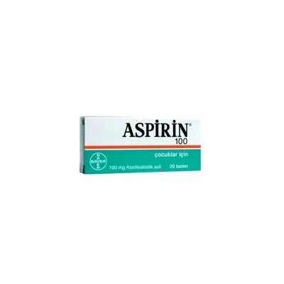 ASPIRIN 100 MG 20 TABLET
