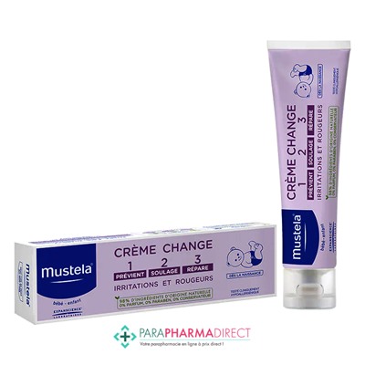 Mustela Crème pour le Change 1.2.3 Tube 50ml