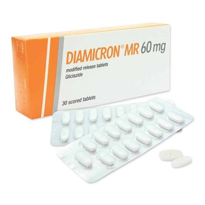 DIAMICRON MR 60 MG 60 TABLET gliklazid