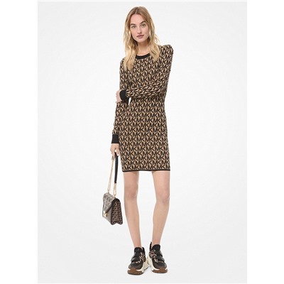 MICHAEL MICHAEL KORS Logo Stretch-Viscose Jacquard Dress