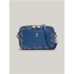 TH Monogram Jacquard Crossbody Bag