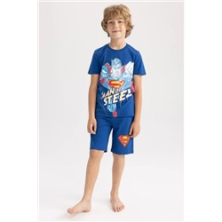 Defacto Erkek Çocuk Superman Kısa Kollu Pijama Takım A2369A823SM